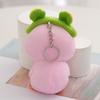 12cm Cute Little Doll Plush Toy with Hat Duck Rabbit Frog Pendants Gifts