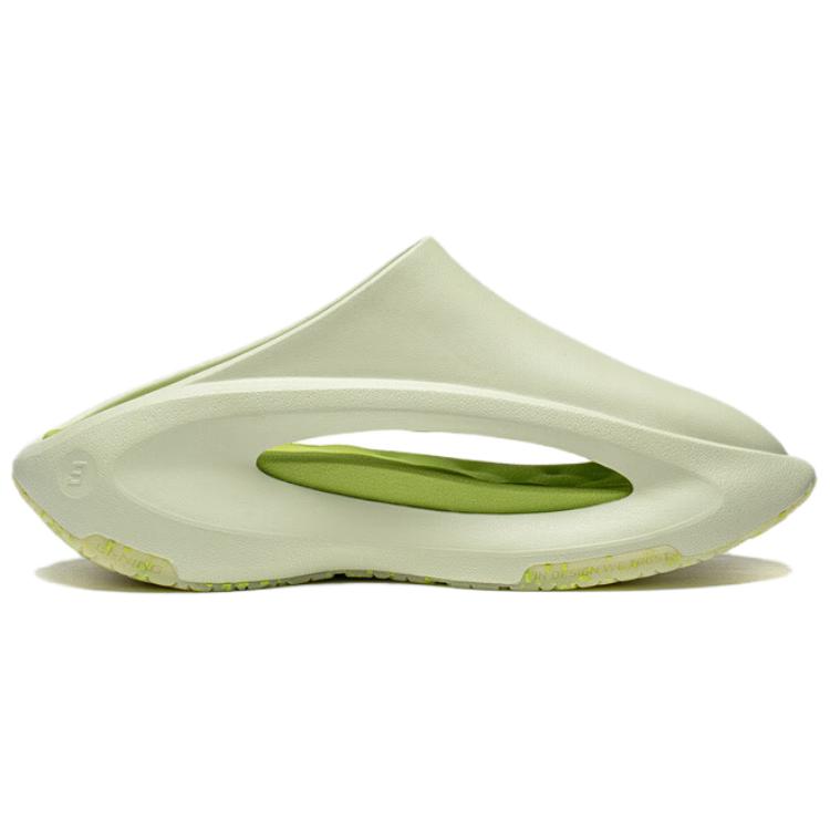 Li Ning Cloud Travel Slay Comfortable Versatile Non-Slip Wear-Resistant Slide Sandals Unisex Footwear Light-Fruit-Green AZSV021-5