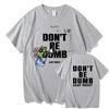 AAP ROCKY Don T Be Dumb Tour Graphics Print T Shirts High Quality Mens Fashion Tshirts Summer Cotton Tees Shirt Fans Gift