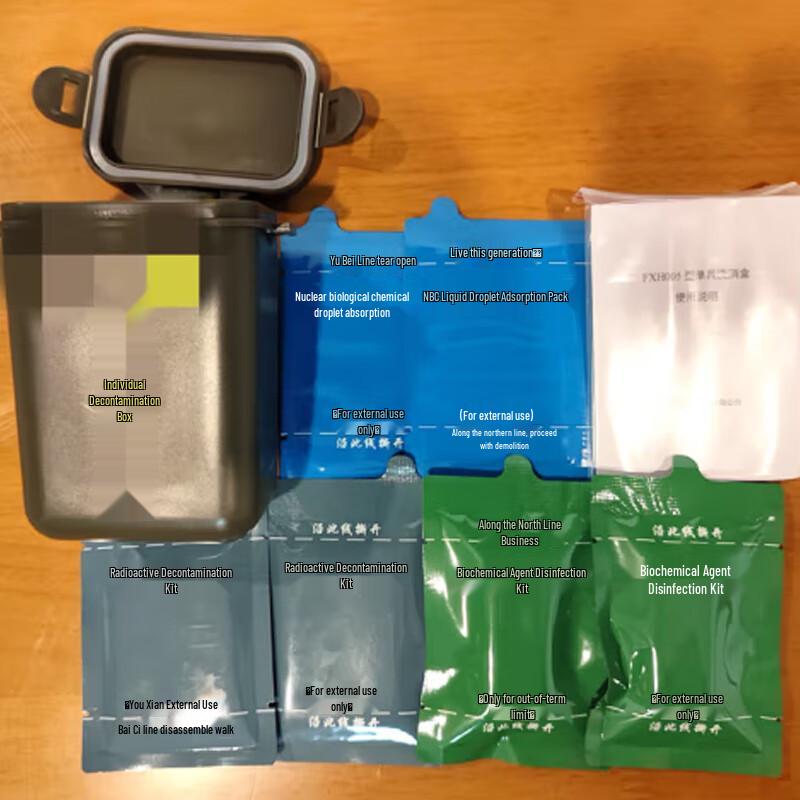 Personal NBC Decontamination Training Kit
