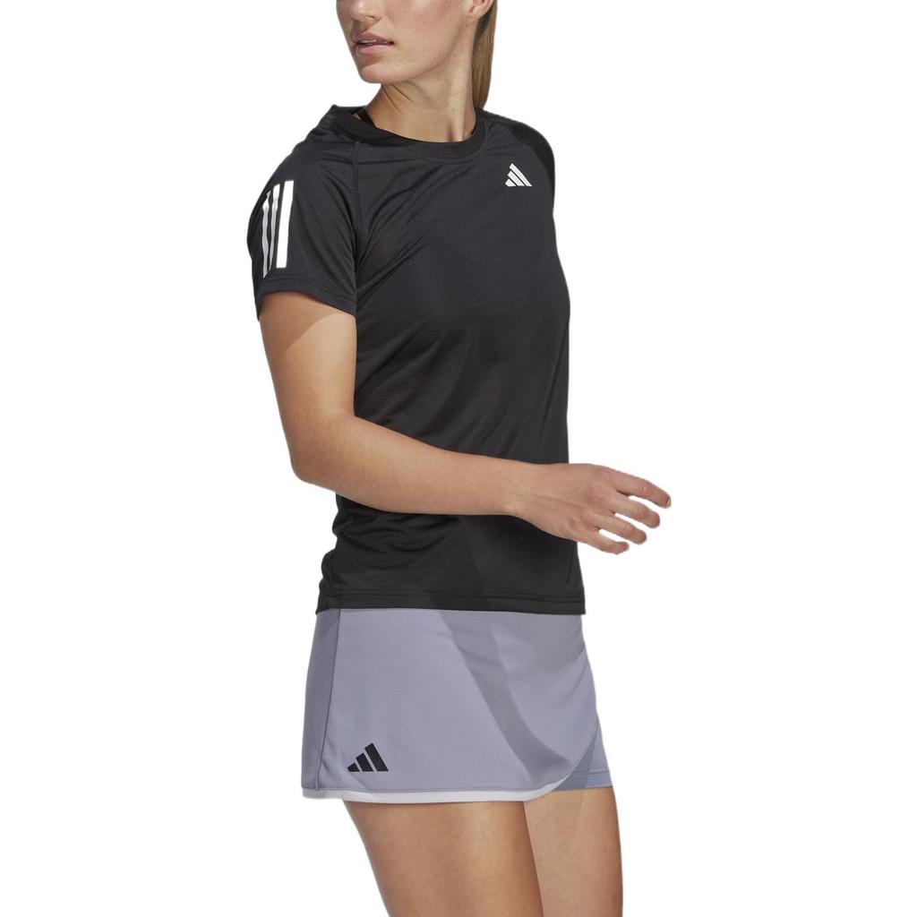 Adidas T Shirts Women's Black Crew Neck Moderate Straight Fit HS1450