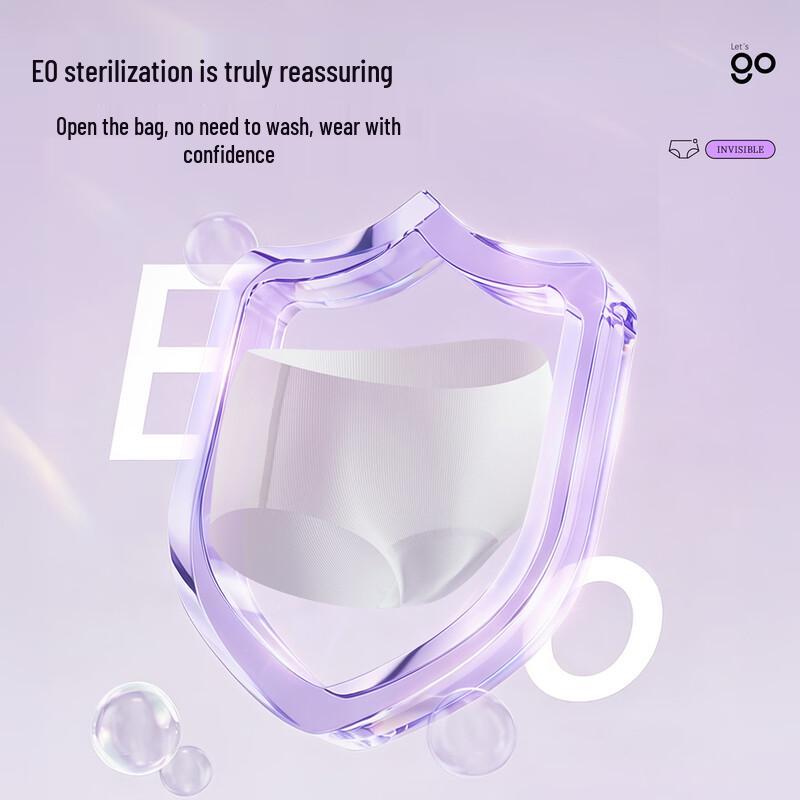 Freego Women's Disposable Seamless Underwear (4-Pack)