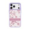 Applicable to Apple 17pro mobile phone case, advanced sense 16 replaceable back plate 15promax magnetic mobile phone case, light purple bird.