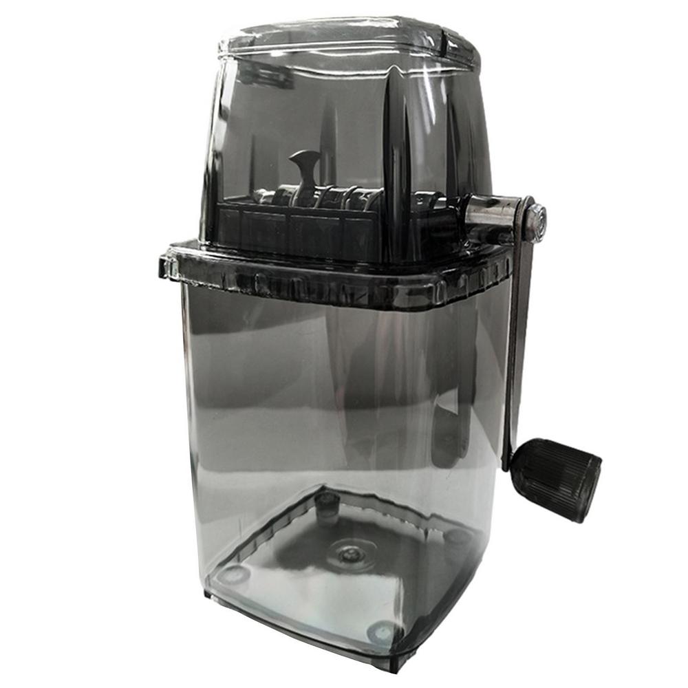 Ice Crusher Hand-Crank Ice Shaver And Snow Cone Machine Portable Ice Machine With Stainless Steel Blades For Snow Cones