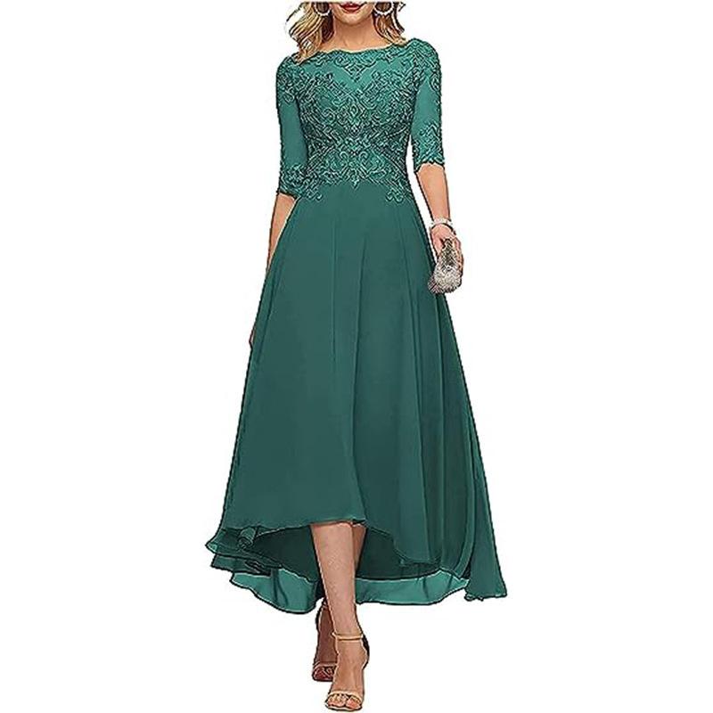Dress European and American chiffon lace