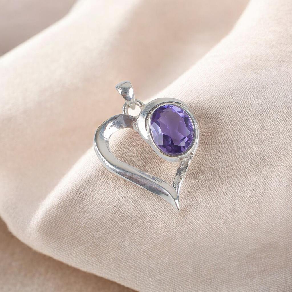 Iolite Gemstone 925 Sterling Silver Jewelry Handmade Pendant Gift For Girlfriend CP-5-7