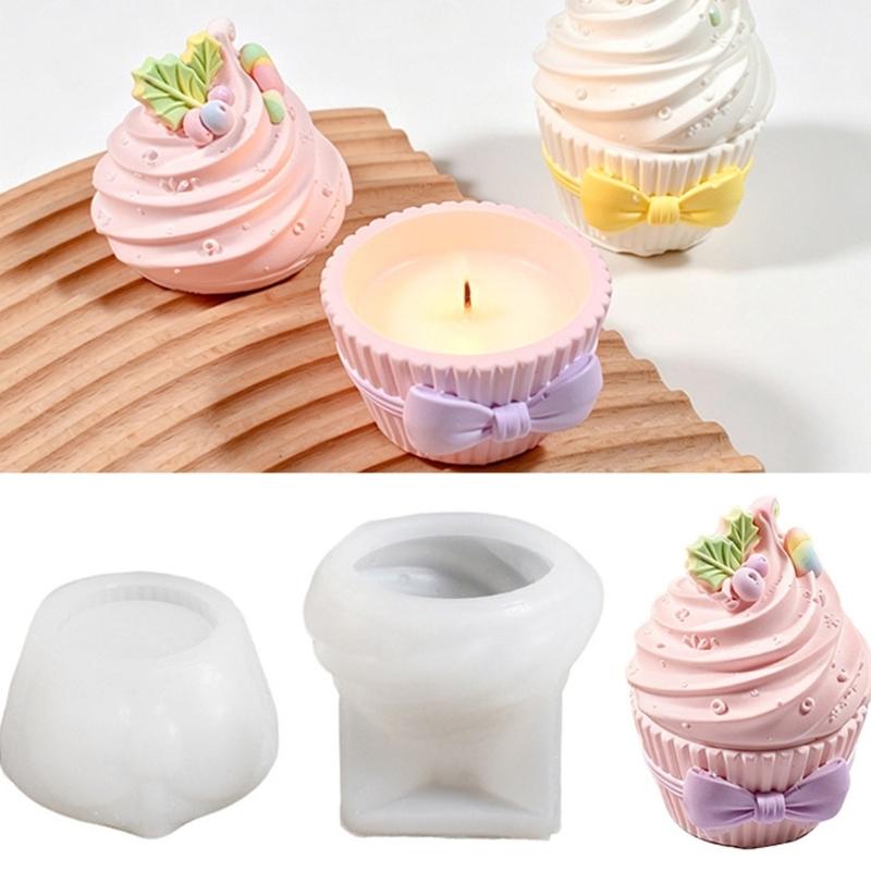 Silicone Ice Cream Candle Cup Mould For Baking And Crafting Food Grade Materials