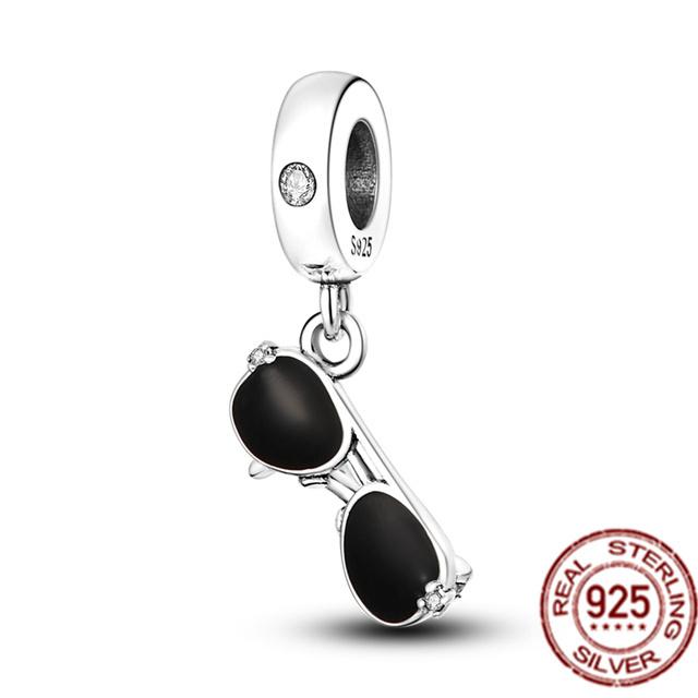 Red Motorcycle Rider & Good Fortune Carp Fish Dangle Charm Beads Fit Original Fasion 925 Sterling Silver Bracelet Women Jewelry
