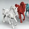 3D Printing Hollow Horse Figurine Suitable For Desktop Desk Office Horse Model Landscape Decor