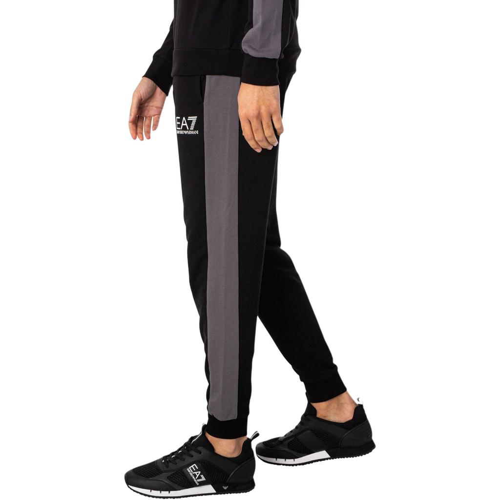 Emporio Armani EA7 Letter Logo Pattern Casual Sports Suit Men Suit Black 3DPV09-PJLIZ-1200