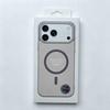 Magnetic Color-Blocking Skin-Feel Case for 17Pro Max iPhone 16 Series, Acrylic Finish
