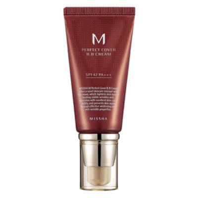 BB Cream M Perfect Cover 50ml, FPS42 PA+++, Base de Longa Duração, K-Beauty