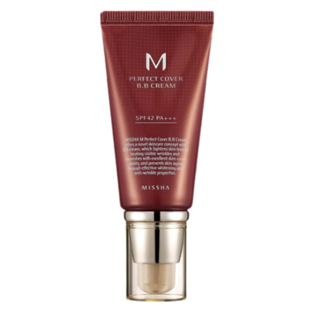 

MISSHA M Perfect Cover BB Cream 50ml, SPF42 PA+++, Long-Lasting Foundation, K-Beauty No.31