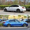 2pcs Car Door Side Skirt Car Body Decal Carbon Fiber Art Stickers For BMW Mini Cooper One S R53 R56 R60 F55 F56 Car Accessories