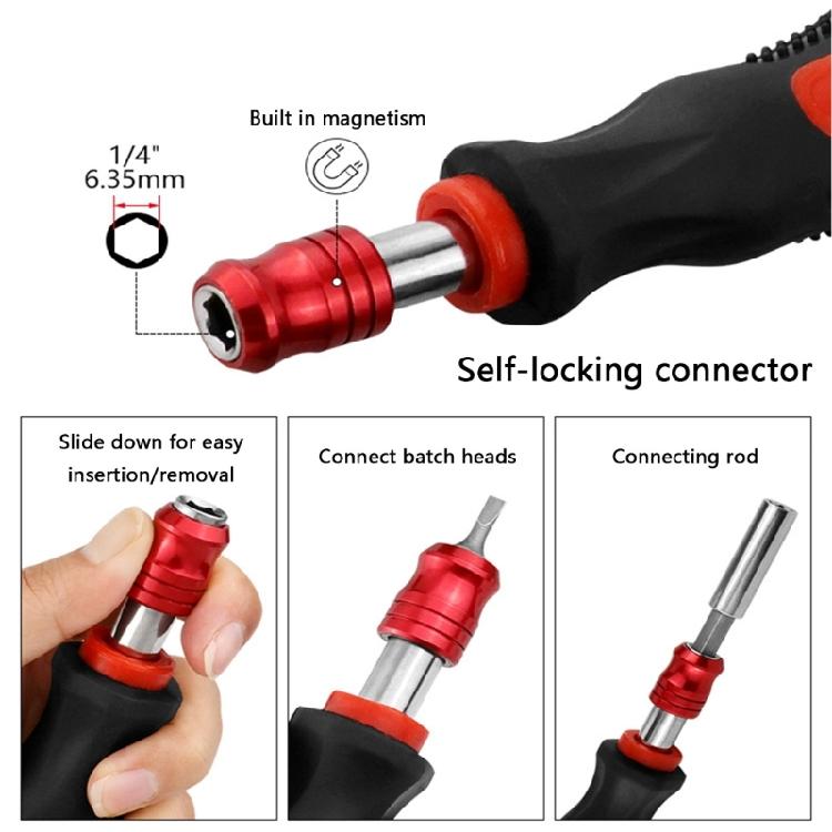 1/4 Hexagonal Shank Quick Releases Electric Drill Adapters Magnetic Screwdriver Bit Holder Power Tool Accessories