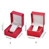 Modische Einzeluhren-Geschenkbox in mehreren eleganten Farben, praktisch für Schmuck- und Armband-Aufbewahrungslösung
