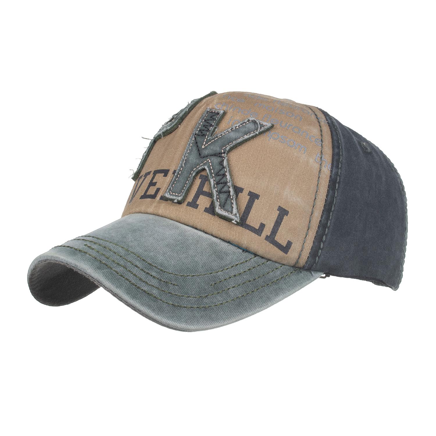 

Весенне-летний новый продукт алфавит вышитая бейсболка кепка солнцезащитная кепка Adjustable армия зеленый