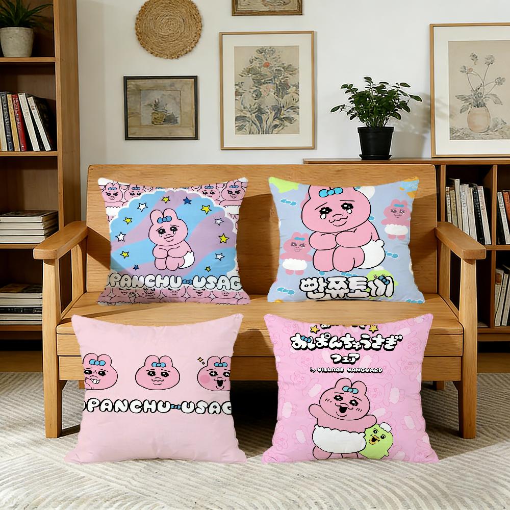 Oopanchuu cute cushion cover For Uusagii Pillow Printing Sofa Decoration Home Car Room Coffee Shop Office Nordic Simplicity