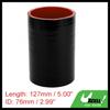 UXCELL 60/63/65/68/70/76/80/83/90/102/127/152mm ID Longueur 127mm Angle 0 Degrés 4 Plis Renforcé Haute Température Voiture Silicone Durite de Refroidissement