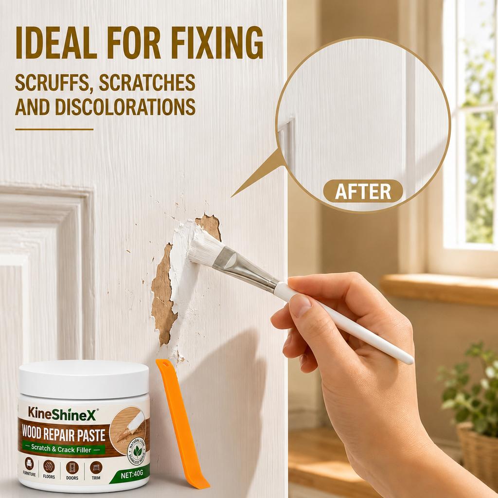 Wood Filler Repair Paste 40g for Furniture Floor Scratch Crack Fix Natural Resin Odorless DIY