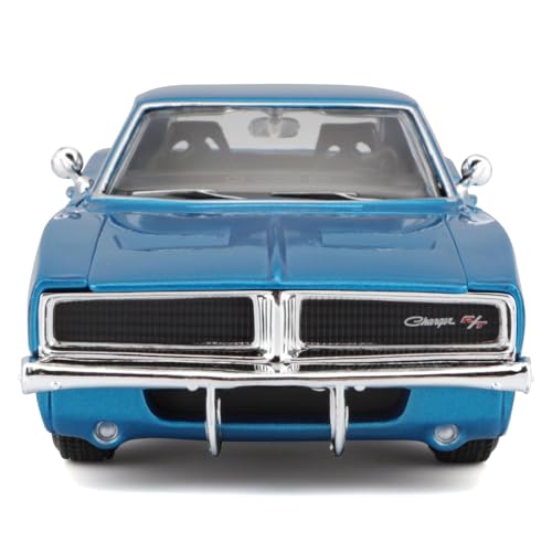 Maisto 1/25 Dodge Charger R/T 1969 Blue / Diecast Model Car, Finished Product 31256 BU