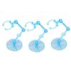 10PCS Action Figure Stand Plastic Translucent Doll Model Support Display Holder Base for 6 Inch Dolls Blue