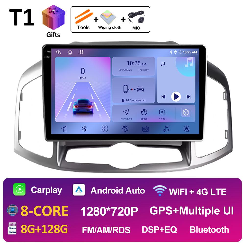 Android 14 Car Audio For Chevrolet Captiva 1 2011 2012 2013 2014 2015 2016 Radio Player Bluetooth Wireless Carplay DSP Stereo 4G