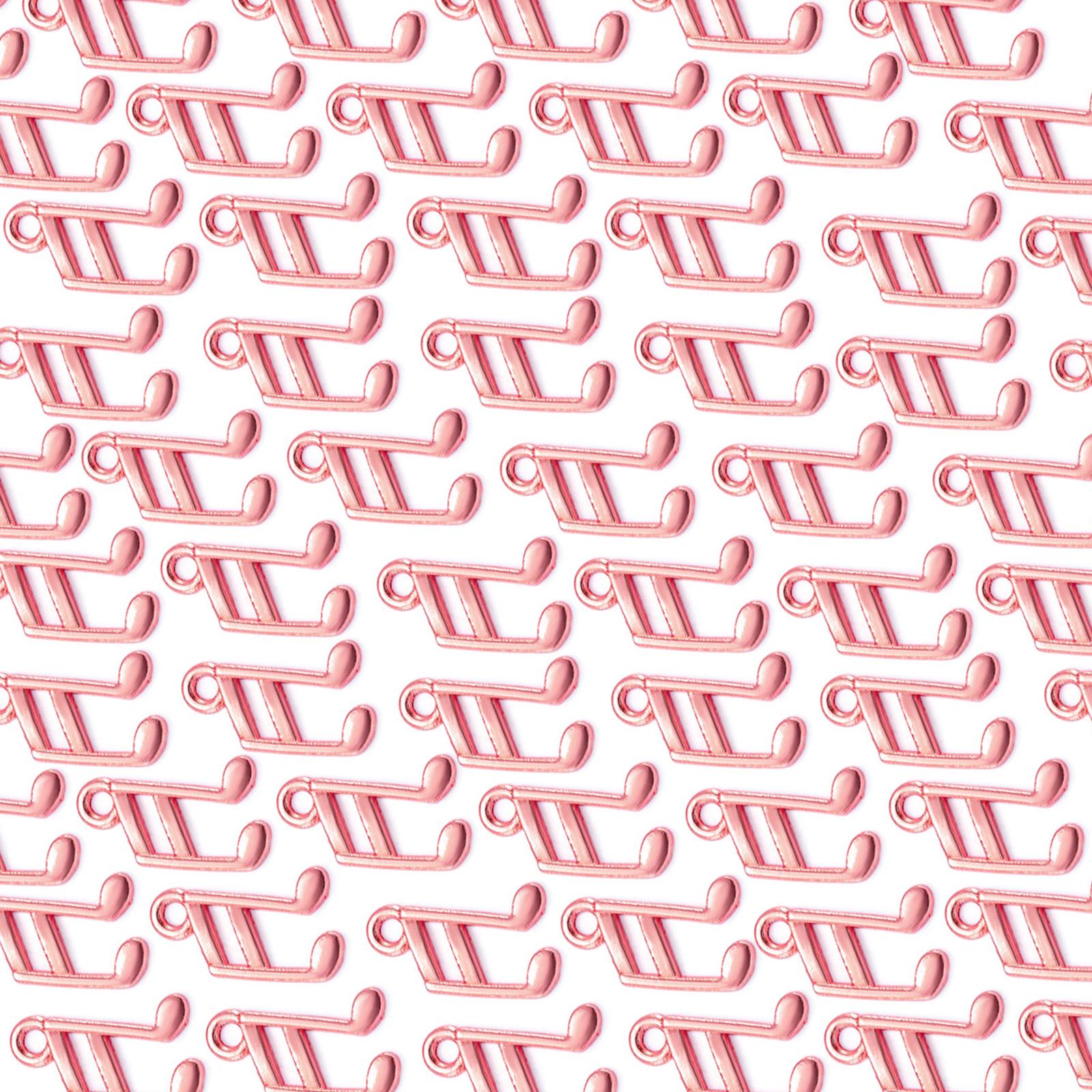 

Упаковка из 100 подвесок в виде музыкальных нот для ожерелья, браслета, ювелирных изделий, компонентов для рукоделия, модных аксессуаров ручной работы 3