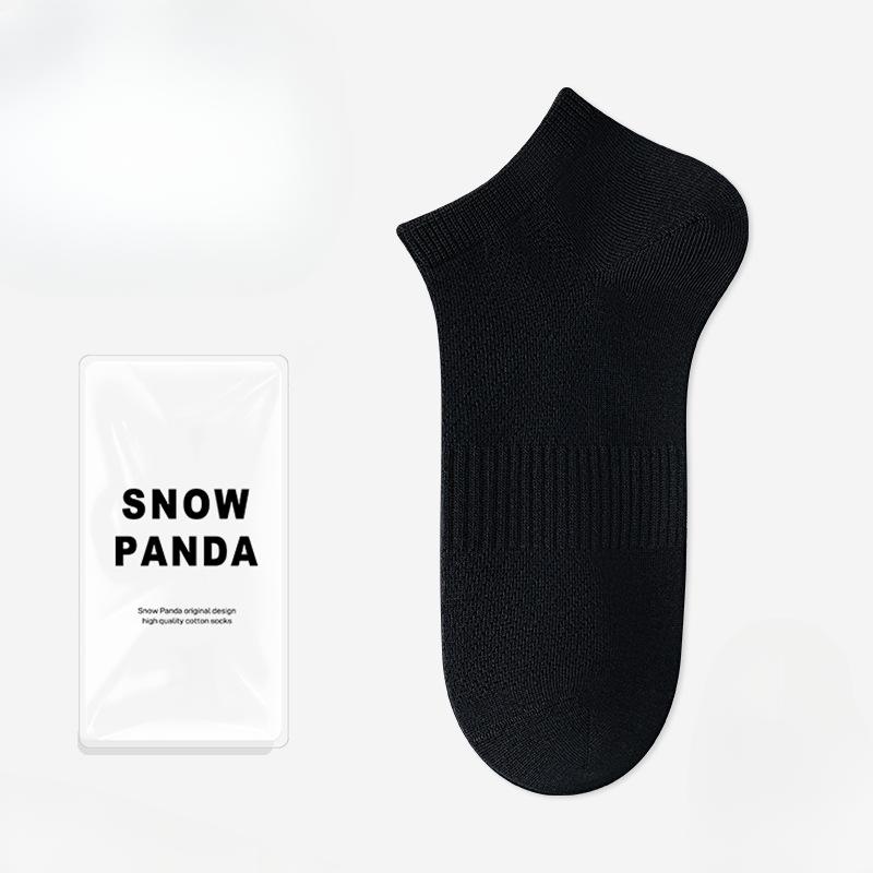 

Мужские весенне-летние сетчатые дышащие спортивные носки с дезодорирующим эффектом и впитыванием пота 1 pair чёрный