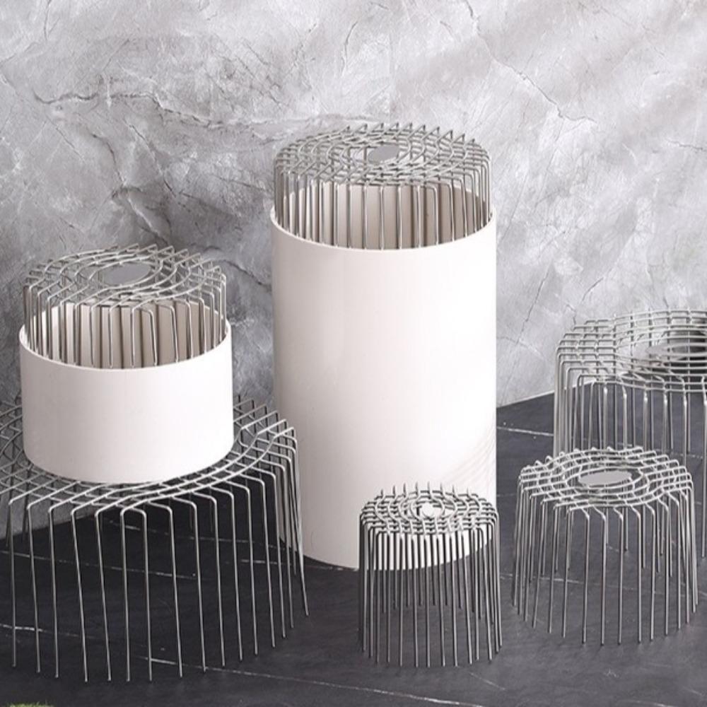 Round Roof Floor Drain Stainless Steel Rooftop Rain Pipe Cap  Drainage Plumbing Fitting