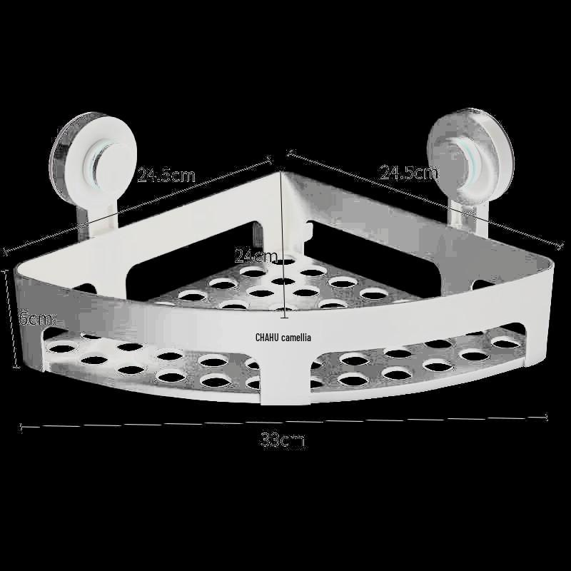 

Chahua Punch-Free Wall-Mounted Bathroom Corner Storage Shelf