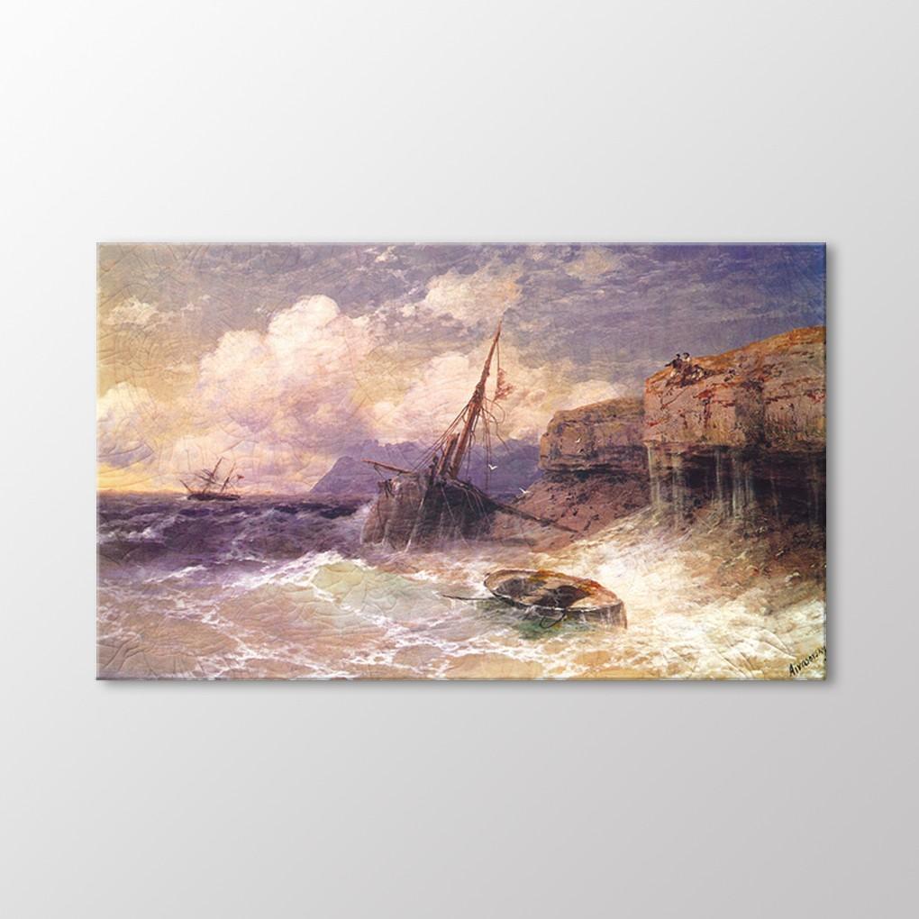 

Буря на море, 1880 г. Живопись