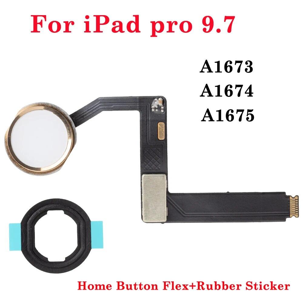 

1 шт. кнопка «Домой» для iPad Pro 9,7 A1673 A1674 A1675 «Домой» гибкий кабель в сборе