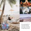 Beach Tote Bag Waterproof Foldable Large Capacity Lightweight Portable Travel Storage Bag for Outdoor Swimming Vacation