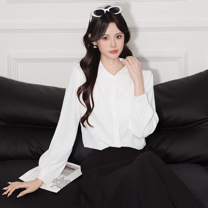 Women's French Style Doll Collar Chiffon Blouse