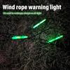 Wind Rope Buckle Light Set Disposable Lightweight Anti Tripping Tent String Rope Warning Light Glow Sticks for Camping Picnic