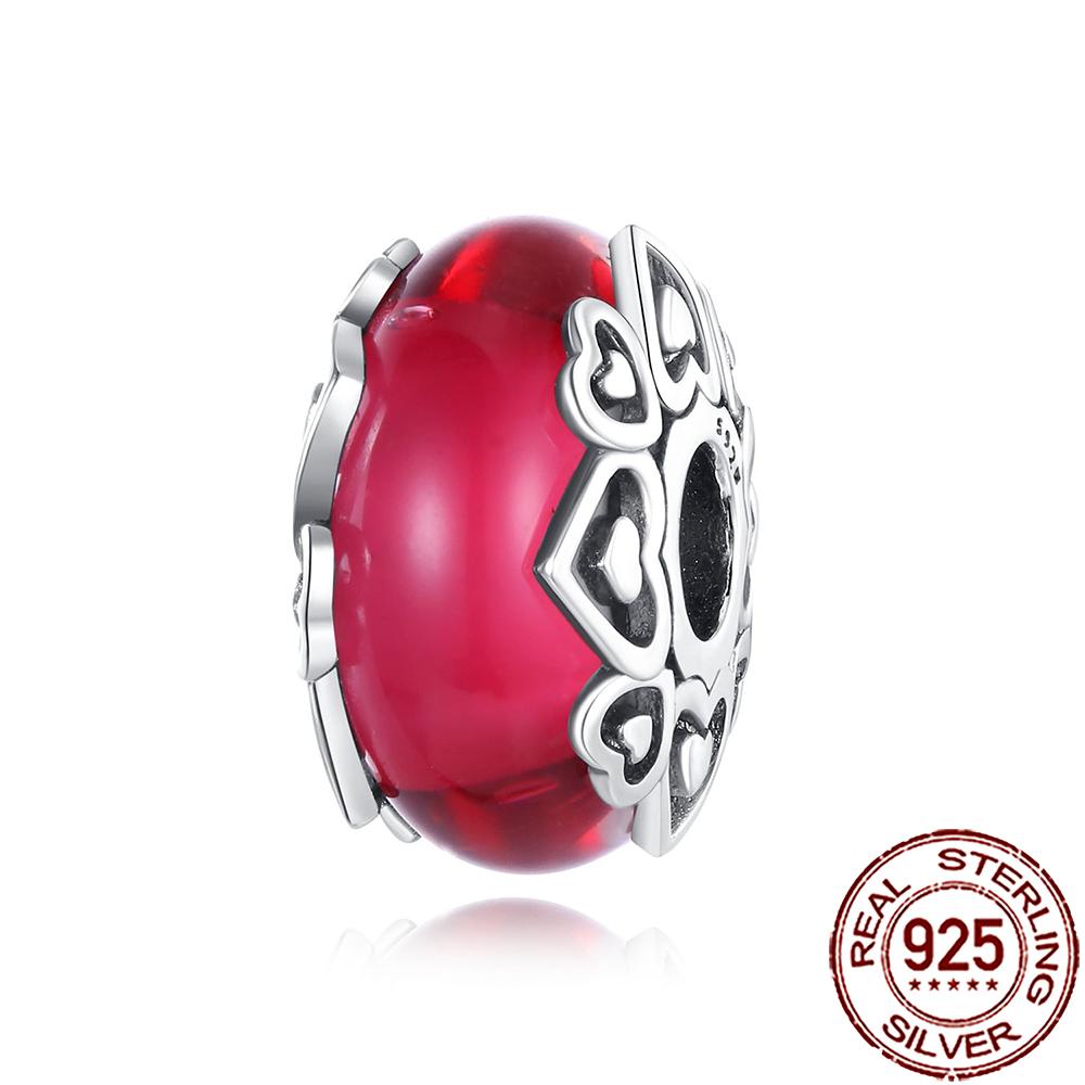 New Designer Charms Copper Colorful Murano Glass Beads Suitable For Genuine Fashion Bracelet Necklace Diy Jewelry