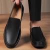 Fashion Classic Lightweight Men's Casual Leather Shoes Comfortable Mens Loafers Soft Slip on Flats Fashion Male Driving Shoes Moccasins