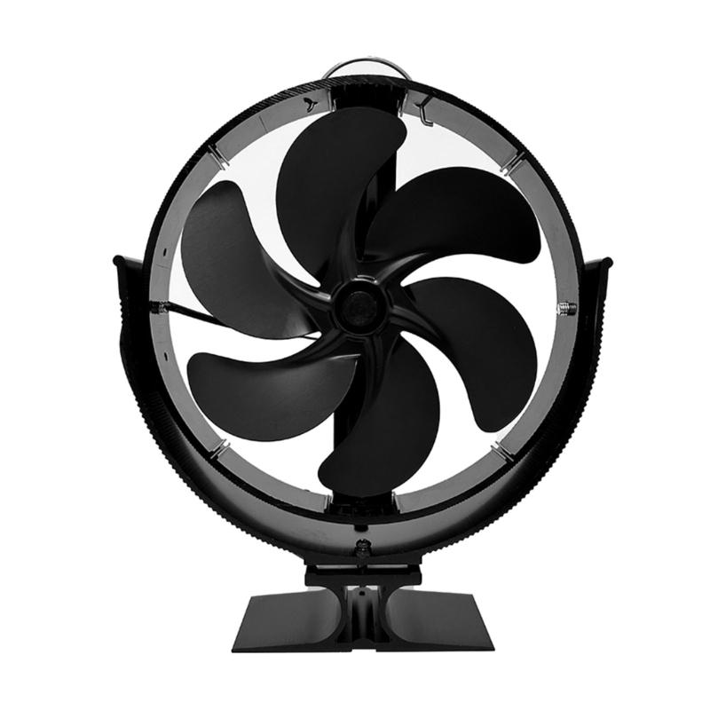 

Stylish Heat Powered Fan Heat Powered Stove Fan for Wood Stove Real time Temperature Monitoring,No Electricity Required 1
