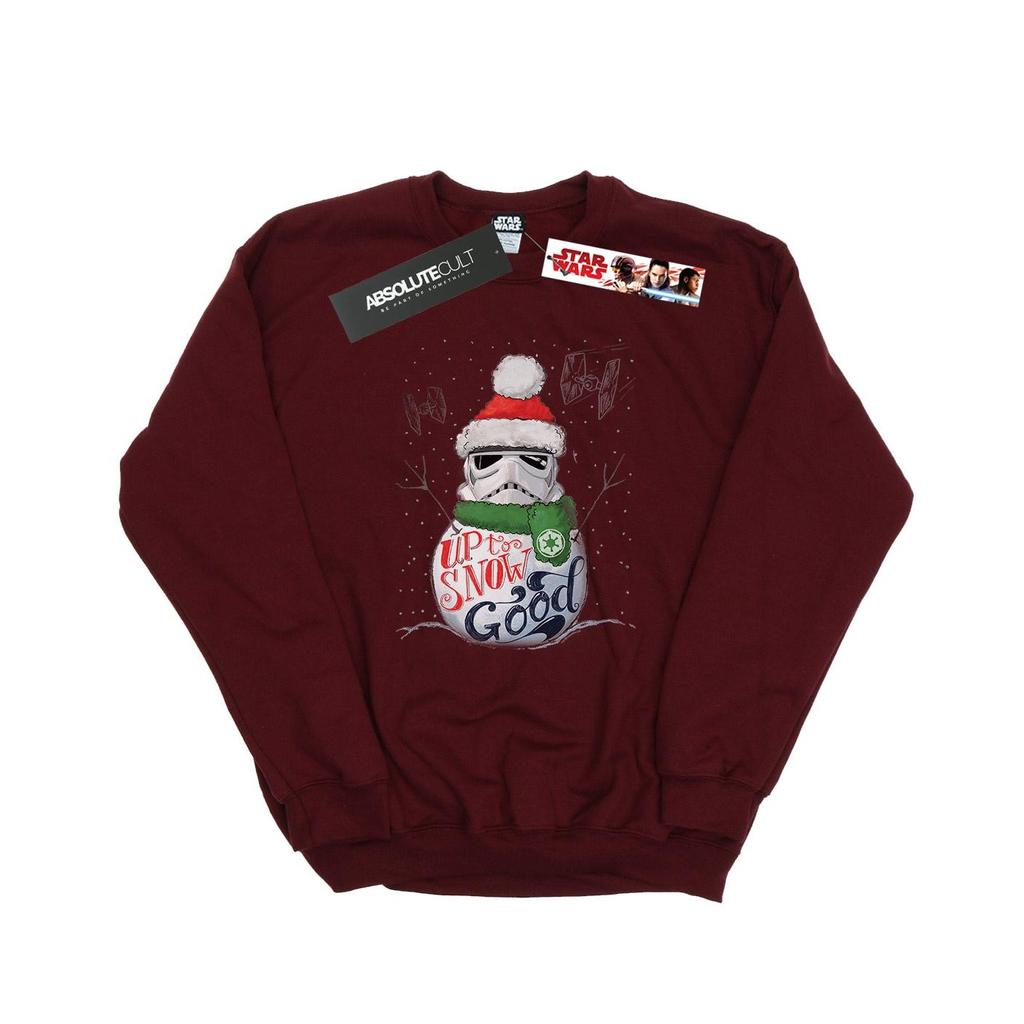 STAR WARS Mens Stormtrooper Up To Snow Good Sweatshirt