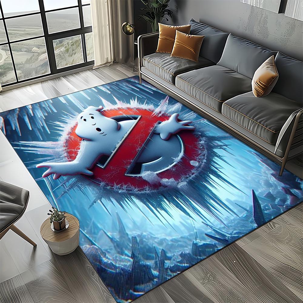27 Style New G-Ghostbusters Horror Movie Cartoon Carpet Rug for Living Room Bedroom Home Sofa Decoration,Non-slip Floor Mat