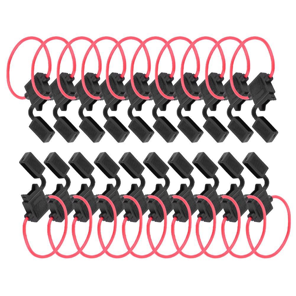 20Pcs 12V Car Auto 16 Gauge ATC ATO Fuse Holder In Line AWG Wire for Blade Fuses