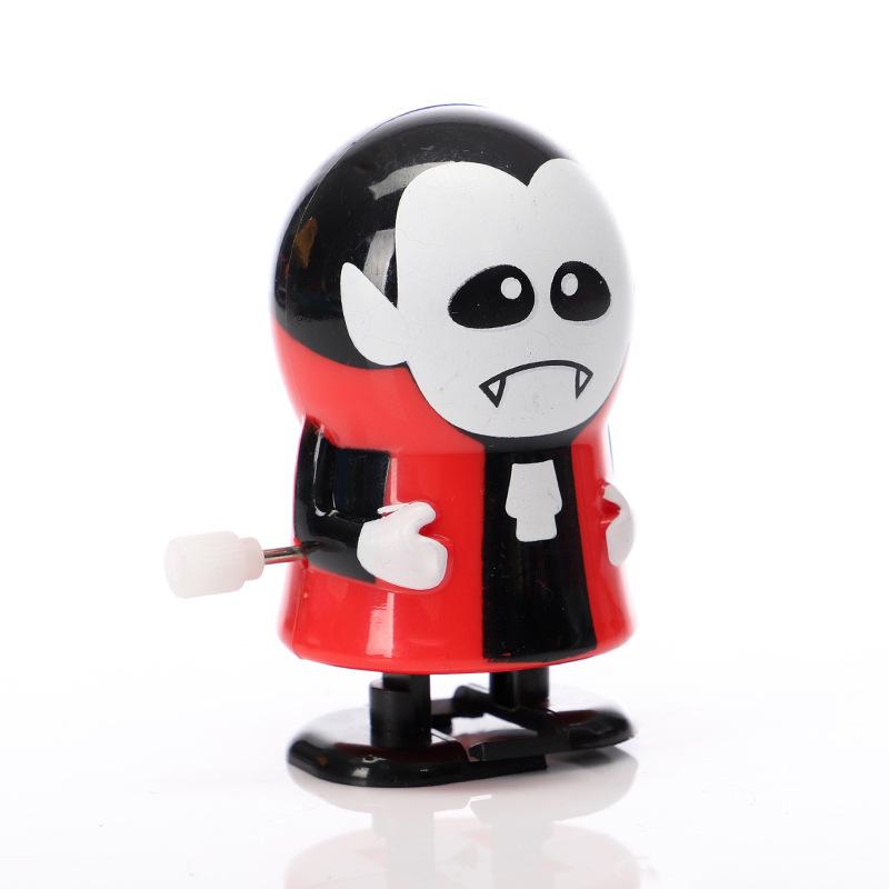 5/10Pcs Children Clockwork Toy Novelty Skeleton Zombie Pumpkin Clockwork Walking Jump Funny Toys Christmas Halloween Party Gifts