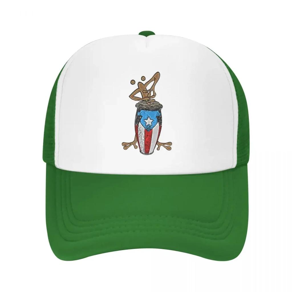 Personalized Boricua Puerto Rican Coqui Taino Flag Baseball Cap Sun Protection Women Unisexs Adjustable Trucker Hat Summer Dad Hat