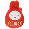Sekiguchi Dick Bruna Miffy Plush Mascot Badge Lucky Daruma Height Approx. 6.3cm