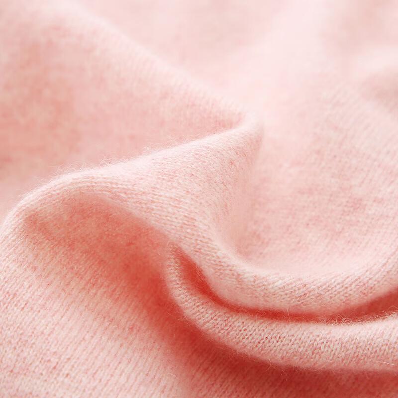 Zhaojun Women's Pure Cashmere V-Neck Long Sleeve Sweater