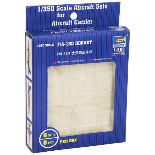 

Trumpeter 1/350 Scale F A-18D Hornet Carrier-Based Aircraft Plastic Model