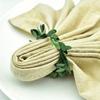 Simulated Rattan Napkin Ring, Napkin Rings for Nautical Theme Table Decor, Perfect for Parties, Weddings, Birthdays & Dining Ambiance