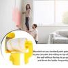 Paint Edger Roller Brush Hand-held Portable Clean-Cut Tool with Roller and Brush for Home Room Wall Ceiling Window Painting