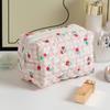 Floral Printed Lipstick Storage Makeup Bag Women's Cosmetic Bag Beauty Organizer Case Travel Makeup Pouch Toiletry Organizer